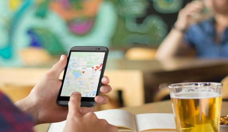 Viewing all restaurants on map