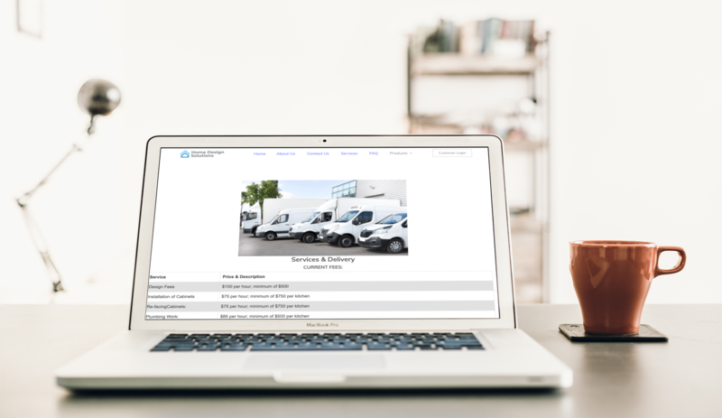 Home Design Solutions Service Fee Page